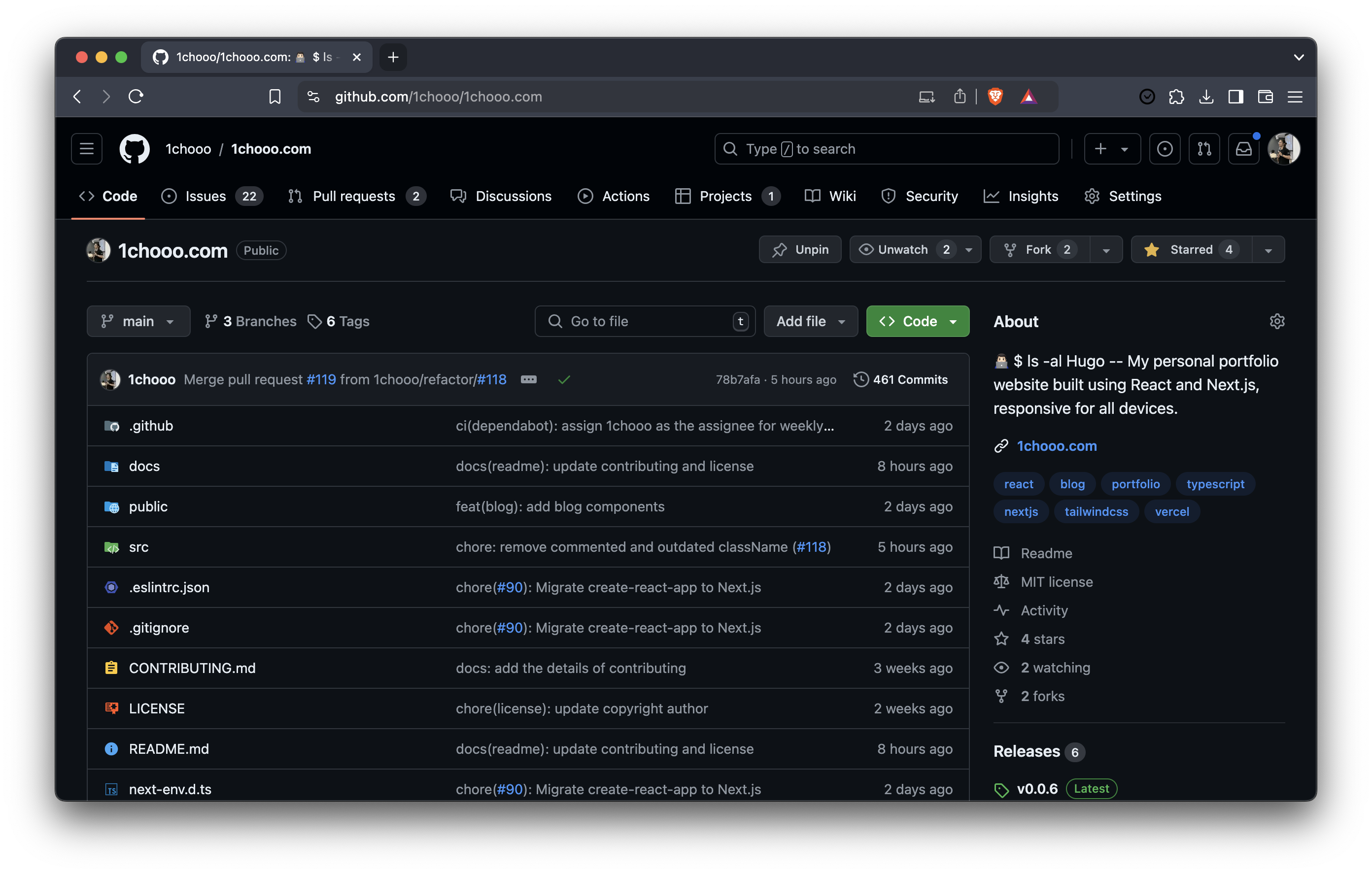 Well Commit Message in raoazwar.dev!!!